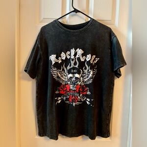 Rock Roll Graphic T-Shirt